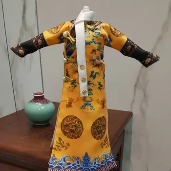 1/6 Одежда для куклы BJD, костюм династии Цин, древняя одежда, платье OB24 Cheongsam, бесплатная доставка