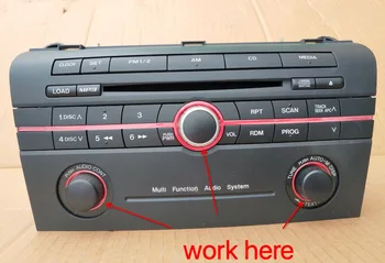 1 шт. для Mazda 3 кнопка переключения громкости CD-стереоплеера 3