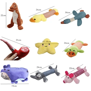 1 шт. Плюшевые игрушки-динозавры для домашних собак, Интерактивные игрушки для собак, Плюшевые игрушки для кошек, Пищащие Игрушки для собак, Скрежещущие зубами Игрушки Оптом 5