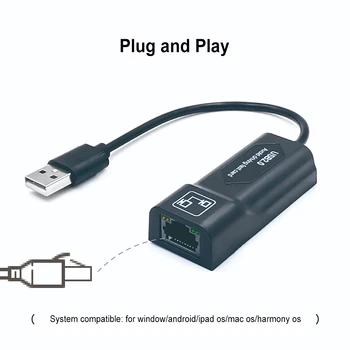 10/100 Мбит/с Внешний USB 2,0 Проводной Кабель-Адаптер USB К Rj45 Lan Ethernet Сетевая Карта Для ПК Windows 10 MAC Ноутбук Macbook 0
