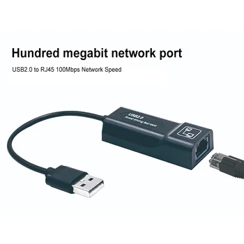 10/100 Мбит/с Внешний USB 2,0 Проводной Кабель-Адаптер USB К Rj45 Lan Ethernet Сетевая Карта Для ПК Windows 10 MAC Ноутбук Macbook 3