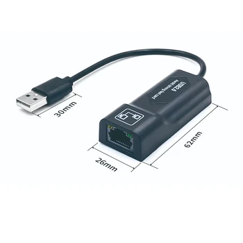 10/100 Мбит/с Внешний USB 2,0 Проводной Кабель-Адаптер USB К Rj45 Lan Ethernet Сетевая Карта Для ПК Windows 10 MAC Ноутбук Macbook 4