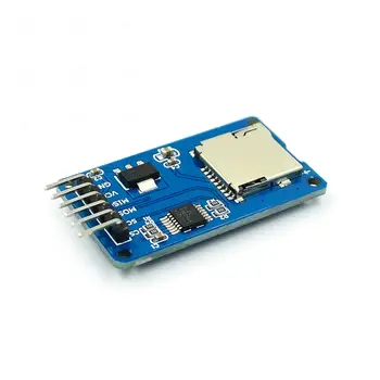 ! 10 шт./лот карта Micro SD модуль считывания карт Mini TF интерфейсы SPI с чипом преобразователя уровня для 3