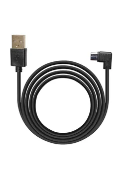 100 ШТ кабелей для передачи данных C-type-0,5 метра C-type USB 2.0, штекерный разъем под прямым углом 90 градусов, эластичный USB-C длиной 25/50/100 см 4
