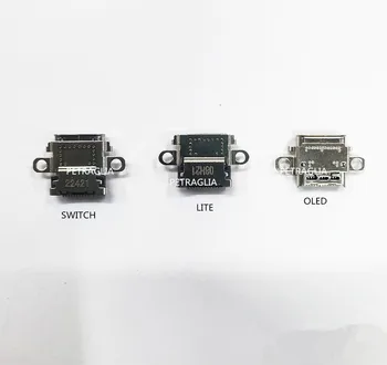 10ШТ NS Switch OLED Оригинальный Usb-порт для зарядки Разъем для консоли Nintendo Switch Lite Разъем питания Type-C Разъем для розетки