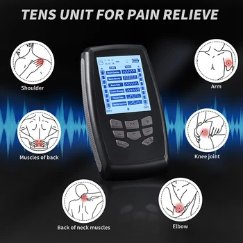 12 режимов, миостимулятор EMS, физиотерапия, иглоукалывание, массажер для мышц тела, электрическая цифровая терапия, здравоохранение 1