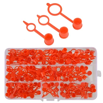 150шт Красные пластиковые колпачки для прокачки тормозов автомобиля, пылезащитный чехол для смазочного материала, M6, M8, M10, пригодный для транспортного средства 1