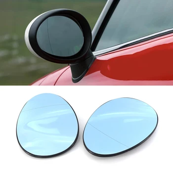 2 шт. Стекло левого правого зеркала заднего вида с подогревом и заменой зажима для BMW Mini R55 R56 R57 с 2007 по 2014 год