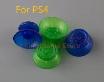 200шт Грибовидная крышка Прозрачные 3D Аналоговые колпачки для джойстика для замены контроллера Sony Playstation PS4 0