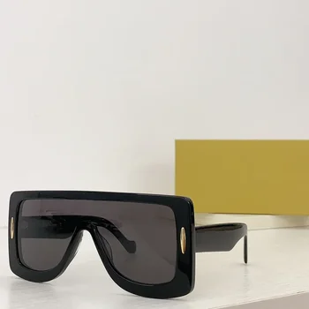 2023 Квадратные Женские Солнцезащитные очки Брендовая Дизайнерская обувь Роскошные Очки для Женщин/ Мужчин Очень Большие Очки для Женщин Ретро Gafas De Sol