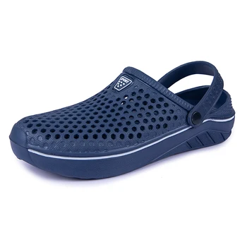 2023 Летние Мужские И женские Сандалии Дышащая Пляжная обувь Для Мужчин Садовые Сабо На плоской подошве Crocks Sandalias Chaussure Homme Sandales