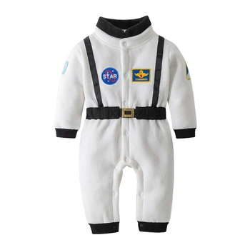2023 Осенний костюм Астронавта для маленьких мальчиков, космический костюм, комбинезон для малышей, Хэллоуин, Рождество, Вечеринка по случаю Дня рождения, Маскарадный костюм, комбинезон 2