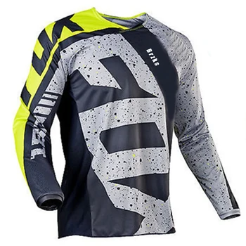 2024 Мужская футболка Для скоростного спуска Джерси Горный Велосипед MTB Рубашка Offroad DH Мотоцикл Джерси Спортивная Одежда Для Мотокросса Одежда Mtb Джерси 0
