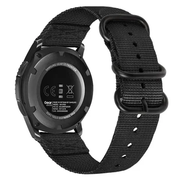 22 мм Нейлоновый Ремешок для Huawei Watch 3/4/GT3 46 мм Samsung Galaxy Watch 3/Gear S3 Петля Браслет Ремень для Amazfit GTR4/Stratos Band 2
