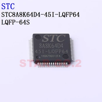 2PCSx STC8A8K64D4-45I-Микроконтроллер STC LQFP44 LQFP48 LQFP64 LQFP64 2