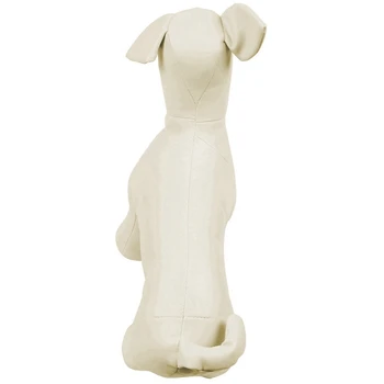 3X Кожаные манекены для собак В стоячем положении, модели собак, игрушки, манекен для показа в магазине домашних животных, белый S 3