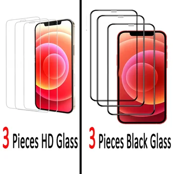 3шт 10D Полноэкранная Защитная Пленка для iPhone 7 8 6 6s Plus SE 2020 Закаленное Стекло на iPhone X XS XR 11 12 Pro Max Защитное Стекло 1