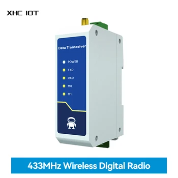433 МГц Беспроводное цифровое радио RS485 XHCIOT E95-DTU (433C20-485)-V2.0 Высокоскоростная непрерывная передача 20 дБм RSSI С низкой задержкой