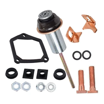 4X Универсальный комплект для ремонта соленоида стартера двигателя, комплект плунжерных контактов для Toyota Subaru Honda 1