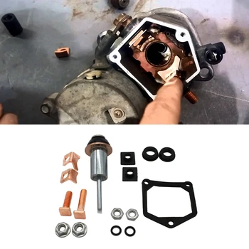 4X Универсальный комплект для ремонта соленоида стартера двигателя, комплект плунжерных контактов для Toyota Subaru Honda 4