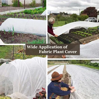 5x33 фута нетканого покрытия для растений от мороза, зимнего покрытия для защиты растений, средства защиты растений от обморожения, теплоизоляционного покрытия, ткани 2
