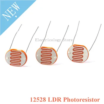 5шт LDR Фоторезистор 12528 Светозависимый резистор 12ММ Фоторезистивное сопротивление Resistance Sensitive Sensitivit Для Arduino