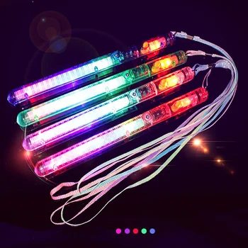 7 цветов в одной светодиодной палочке, игрушки с яркой подсветкой, пиксель с поворотом на 360 ° для световых шоу на вечеринках, музыкальных фестивалей EDM
