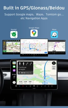Carplay Ai Box Android 13 Беспроводной Android Auto 5G QCM6490 8-ядерный 8 + 128G HD-Выход 4G LTE GPS для OEM-проводного Apple Carplay 4