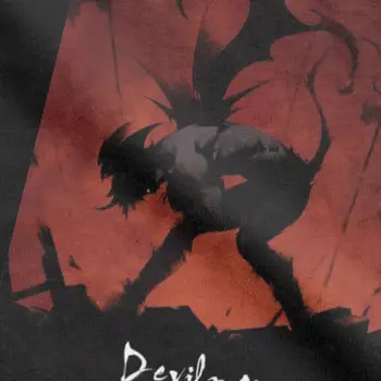 Devilman Crybaby для Мужчин, Футболки из 100% Хлопка с круглым вырезом, аниме akira DEVIL MAN, Футболка С Коротким Рукавом, Плюс Размер Одежды 3