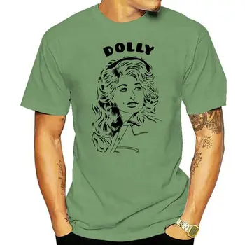 Dolly Parton-мужская футболка из джерси унисекс с коротким рукавом 0