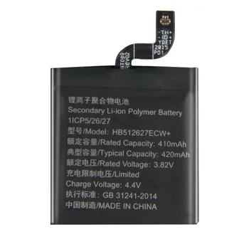 HB512627ECW +, аккумулятор для Huawei Watch GT 46MM FTN-B19, Bateria, 420 мАч 2