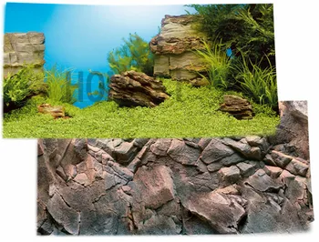 JUWEL 1 шт. фоновая живопись для аквариума двухсторонний фоновый плакат для аквариума украшение стены аквариума силиконовое масло 1