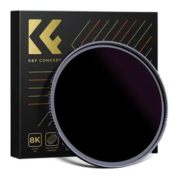 K & F Concept 77 мм ND100000 Фильтр для Солнечного затмения 67 мм 82 мм Фильтр нейтральной плотности серии NANO-X 49 мм 52 мм 55 мм 58 мм 62 мм 72 мм 95 мм