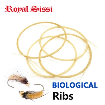 Royal Sissi 4 размера ассорти, всего 6 метров, биологические ребрышки нимфы, материалы для обвязки мух куколками ручейника, хариуса и форели нахлыстом 0
