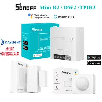 SONOFF Mini R2/ DW2/TPIR3 Smart Switch Модуль DIY Smart Home Wifi Switch Через приложение eWeLink Управление Работой С Alexa Google Home