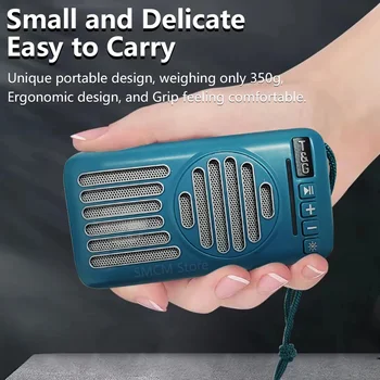 TG368 Мультимедийный FM-Радио Беспроводной Портативный Bluetooth Динамик Walkman Музыкальный Плеер Громкоговоритель HIFI Качество Звука Сабвуфер USB 2