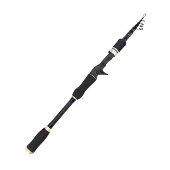 ZY759 Короткая секция выдвижного удилища, длинный бросок, прямая ручка, карбоновая портативная удочка длиной 2,7 м 4