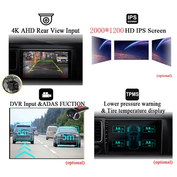 Автомобиль Android 13 для Buick Enclave 2007-2017, автомагнитола, стереосистема, мультимедийный плеер, навигация по Wi-Fi, DVD, высокопроизводительный экран BT 3