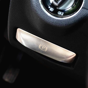 Автомобильные Декоративные наклейки для ножного тормоза с кнопкой P для Mercedes Benz E Class W212 C Class W204 GLK Аксессуары 3