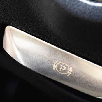 Автомобильные Декоративные наклейки для ножного тормоза с кнопкой P для Mercedes Benz E Class W212 C Class W204 GLK Аксессуары 5
