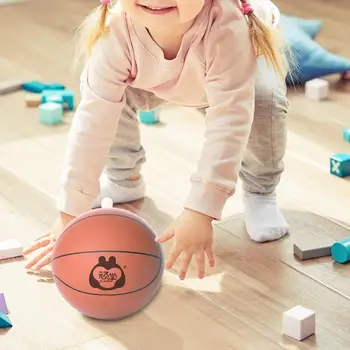 Бесшумный баскетбольный мяч для детей и молодежи, бесшумный тренировочный мяч для детей, портативный детский тренировочный мяч для похлопывания, спортивный мяч для дома, подарок на День рождения для 2