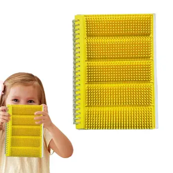 Блокнот-непоседа для детей, записные книжки на спирали формата А5 с силиконовой обложкой с кисточками, красочные и эластичные блокноты с 40