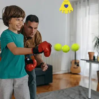 Боксерский рефлекторный мяч с боксерским скоростным мячом и рефлекторным скоростным ударным мячом Для тренировки скорости боя Ударные мячи для поднятия боксера Мма 3