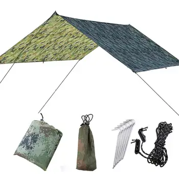 Брезент для палатки 1,45 м/3 м: дождевик для кемпинга на открытом воздухе с защитой от ультрафиолета 0