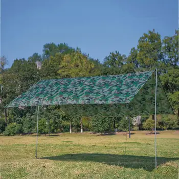 Брезент для палатки 1,45 м/3 м: дождевик для кемпинга на открытом воздухе с защитой от ультрафиолета 2