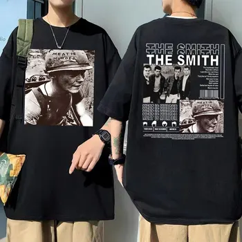 Британская рок-группа The Smiths, мужские и женские футболки в стиле хип-хоп, Футболки с изображением музыкального альбома Meat Is Murder, мужские готические футболки 0