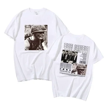 Британская рок-группа The Smiths, мужские и женские футболки в стиле хип-хоп, Футболки с изображением музыкального альбома Meat Is Murder, мужские готические футболки 1