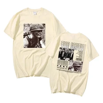 Британская рок-группа The Smiths, мужские и женские футболки в стиле хип-хоп, Футболки с изображением музыкального альбома Meat Is Murder, мужские готические футболки 3