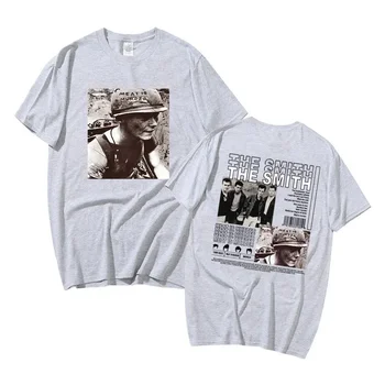 Британская рок-группа The Smiths, мужские и женские футболки в стиле хип-хоп, Футболки с изображением музыкального альбома Meat Is Murder, мужские готические футболки 4