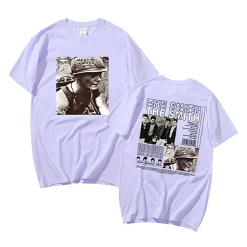 Британская рок-группа The Smiths, мужские и женские футболки в стиле хип-хоп, Футболки с изображением музыкального альбома Meat Is Murder, мужские готические футболки 5